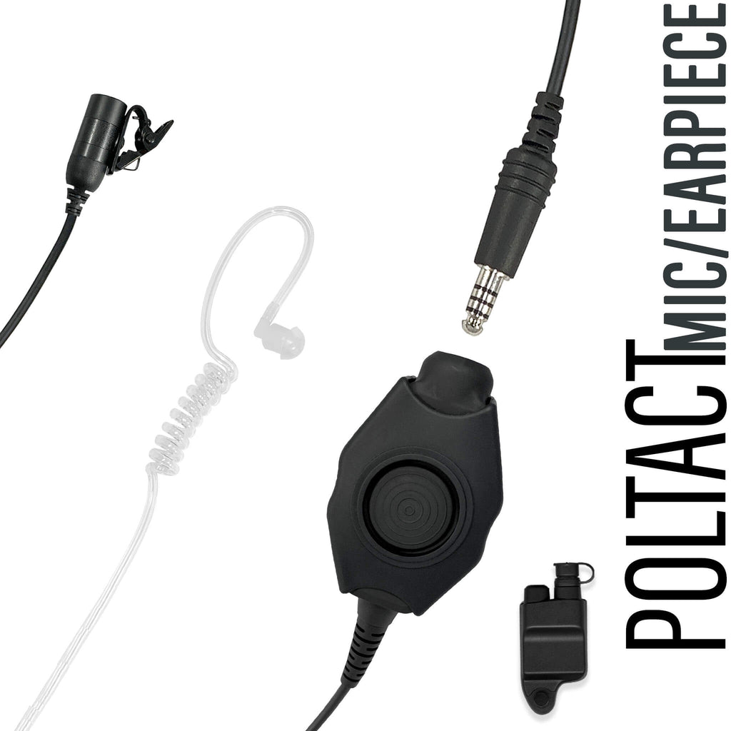 Tactical Mic / Earpiece / PTT Kit - Upgrade Kit Kit, No Adapter Lo Vis R23 Single Comm Ruggedized Earpiece atlantic signal TCI safariland tecs tactical enforcement communication system quick disconnect PTM-V2-NX-27RR: Harris & M/A-Com Jaguar 700P, 700Pi, 710P, P5100, P5130, P5150, P5200, P7100, P7130, P7150, P7170, P7200, P7230, P7250, P7270  Comm Gear Supply CGS