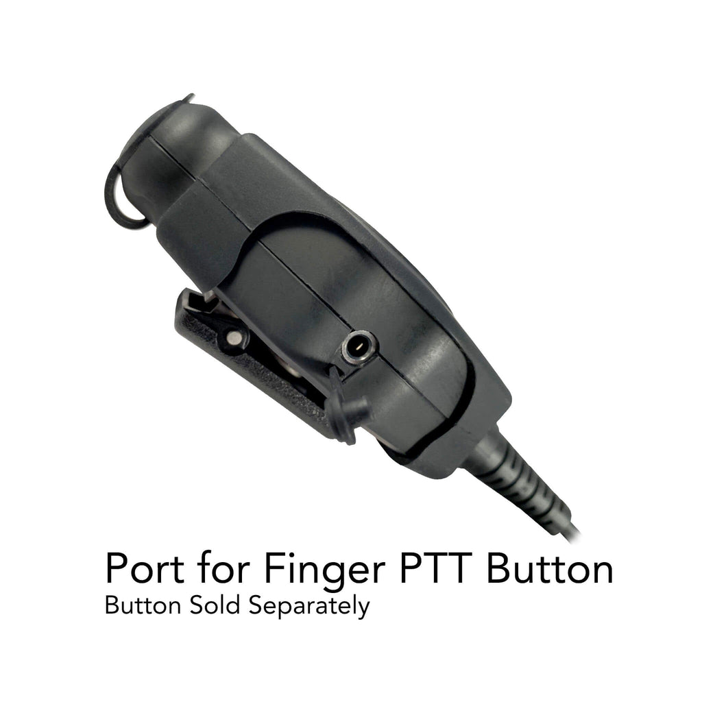 PTH-V1-11RR Material Comms PolTact Headset & Push To Talk(PTT) Adapter For EF Johnson: VP5000, VP5230, VP5330, VP5430, VP6000, VP6230, VP6330, VP6430 