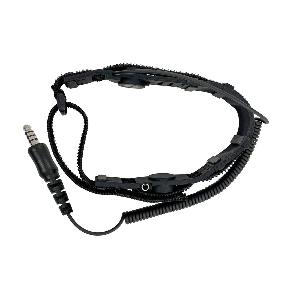 PTTM-V1﻿: Material Comms PolTact Throat Mic Designed For Public Safety/Military. Throat Mic and Earpiece Only, w/ Nexus TP-120/U174  Tapaulk, TACTICAL THROAT MICROPHONE SYSTEM GEN 3 TTMK III EH-TM-10 Assault-MOD OTTO V1-T12  Comm Gear Supply CGS