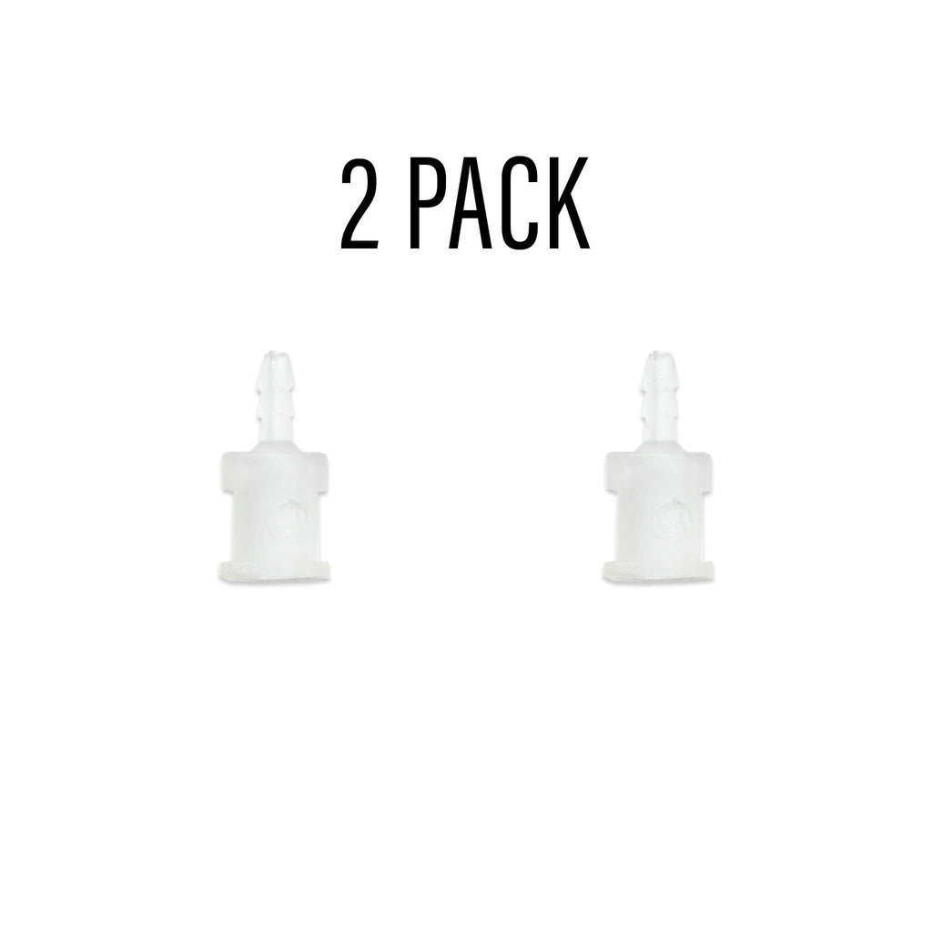 White Speaker Clip/Tube Connector - 2 Pack Comm Gear Supply CGS
