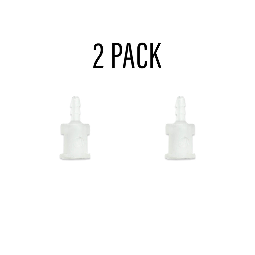 White Speaker Clip/Tube Connector - 2 Pack Comm Gear Supply CGS W-TubeQD-2