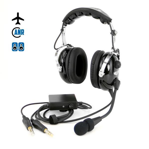 RA950 Stereo ANR General Aviation Pilot Headset Comm Gear Supply CGS