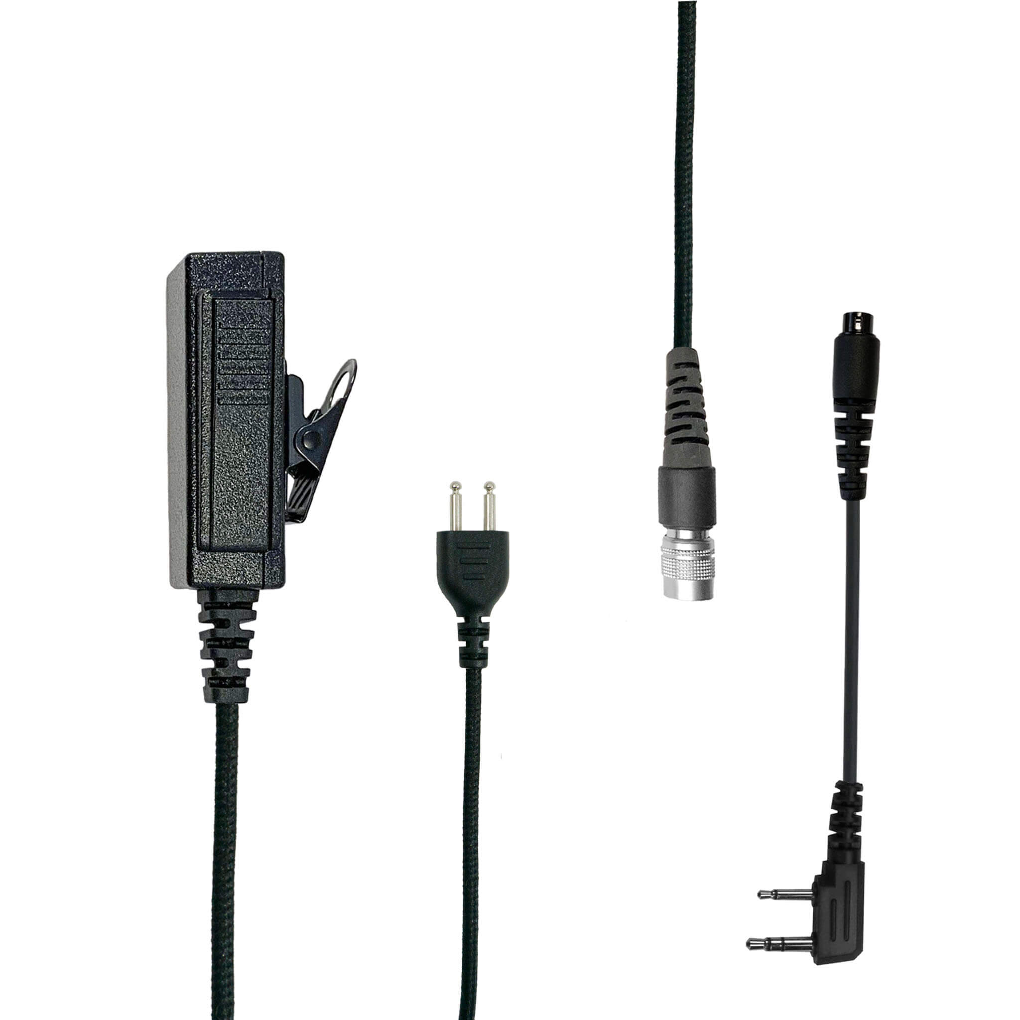 Mic Kit w/ Quick Disconnect (Hirose) & 2 Wire Braided Cable - Hearing –  Comm Gear Supply