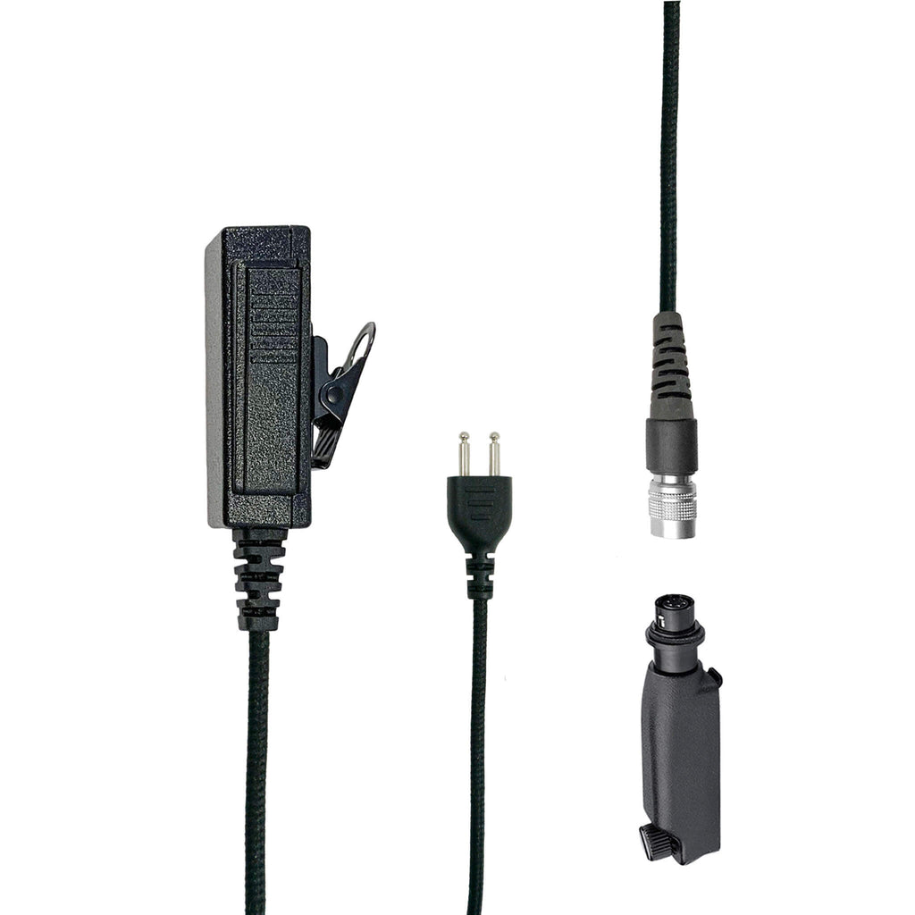 Tactical 2 Wire Comms Kit w/ Braided Fiber Cabling for Peltor, 3M, Howard Leight Impact Pro, Impact Sport, Pro Ears, MSA  Nexus J11 quick release hirose easy connect B2W-SNL-40SR: For Sepura Tetra STP8000, STP8030, STP8035, STP8038, STP8040, STP8100, STP8200, STP9000, STP9038, STP9100, STP9200, SBP8000, SBP8300, SCP8000, SCP8300, SEP8000, SEP8300 SC20, SC21, SC-2020, SC-2024, SC-2028 Comm Gear Supply CGS