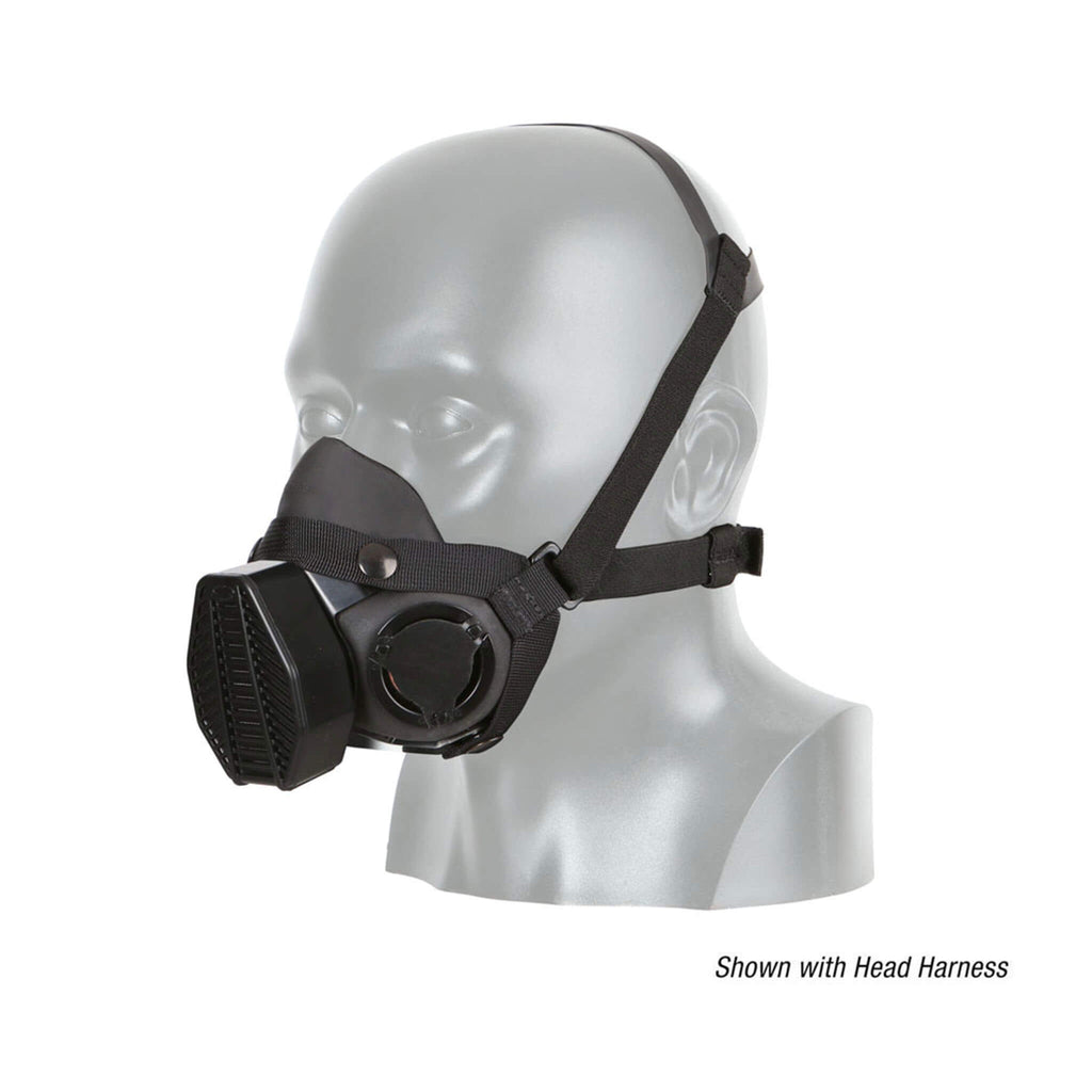 G055-1000-01+PTR-NX: The half-mask Special Operations Tactical Respirator (SOTR) w/ PolTact Respirator Comms Connector Comm Gear Supply CGS