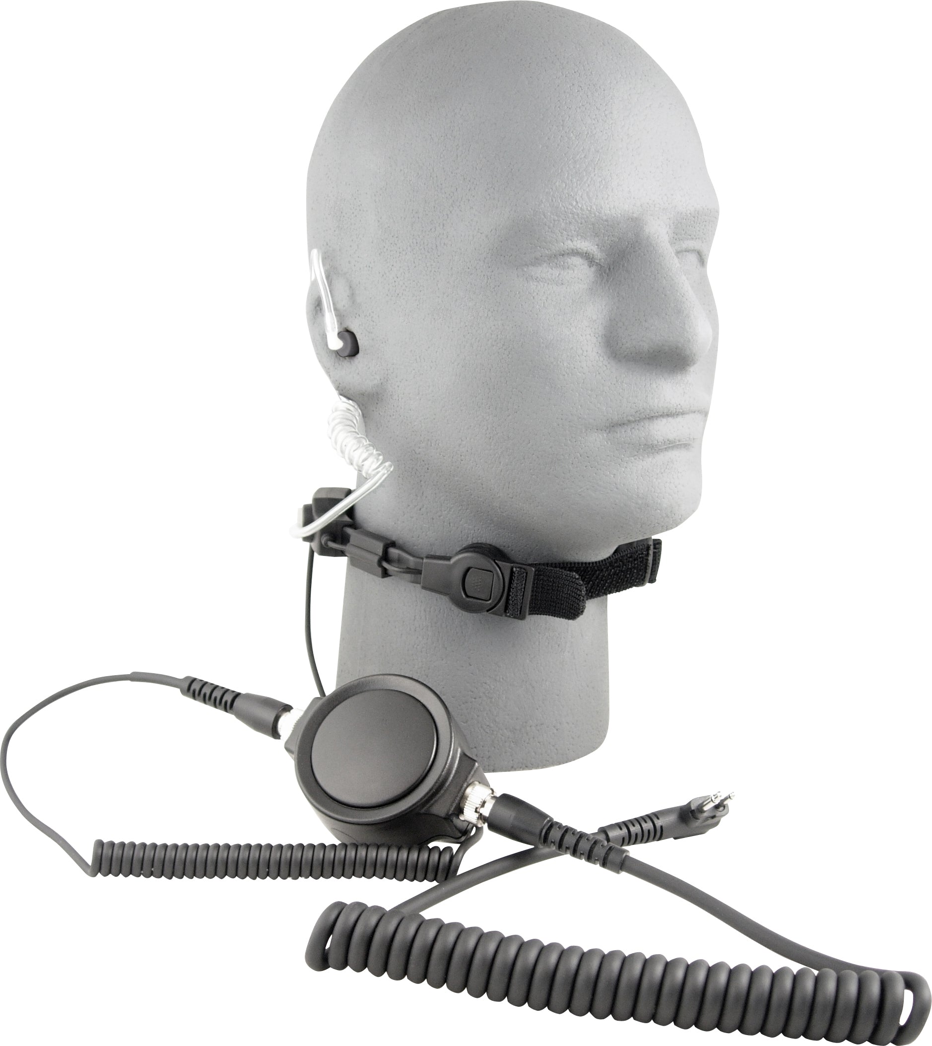 Chest Work Mic Heavy Duty Throat Microphone for All 2 Pin Kenwood, Baofeng, BTECH, Ru ...