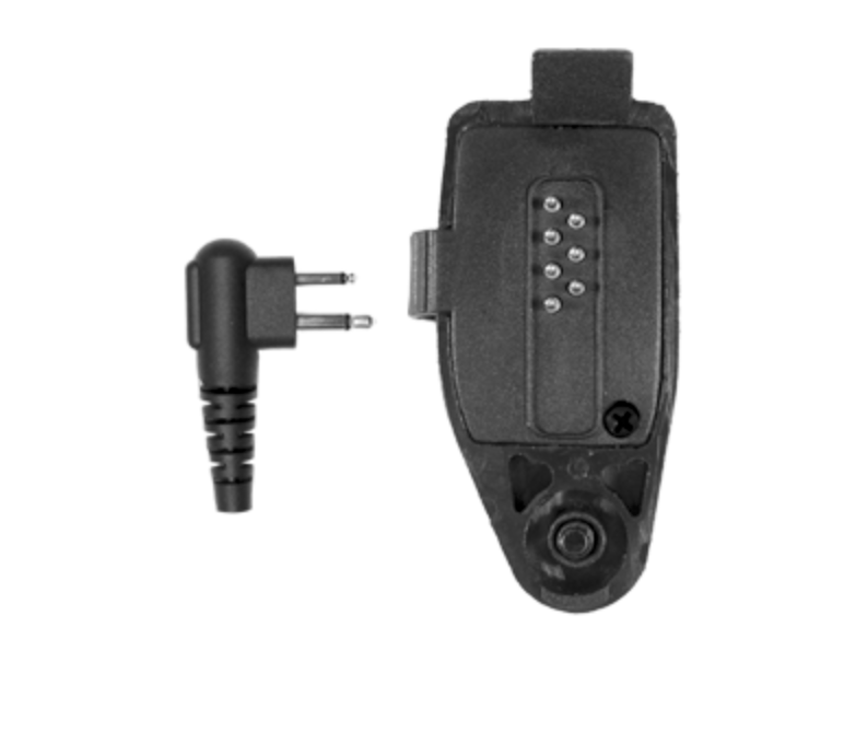 P/N: PA-HLN97M11: 2-Pin Adapter/Converter for Motorola: EX500, EX560-XLS, EX600, EX600XLS, GL2000, GP328PLUS, GP338PLUS, GP344, GP338, PRO5151 ELITE, (AirSoft Popular) Retevis: RT29, RT47, RT48, RT82, RT83, RT87, HYT: PT-790, TC-3000, TC-3600, TC-610P, TC-780, TC-780MPT, BaoFeng: UV9R, UV9R Plus, BF-A58, UV-XR, GT-3WP, Ailunce: HD1, HD2 Siyata SD-7 Simoco SRP9180 & More. Comm Gear Supply CGS