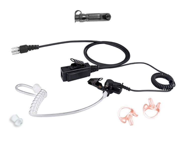 Mic & Earpiece Radio Kit - Icom F30/40/50/M88 & More Comm Gear Supply CGS LT10SR