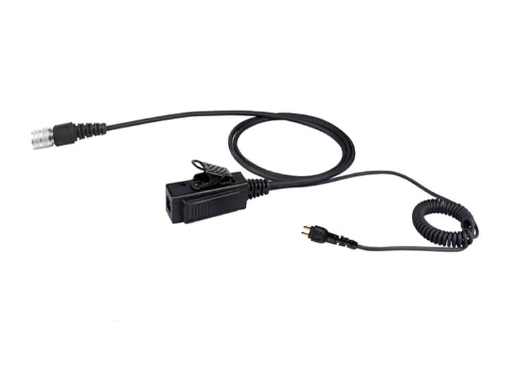 Replacement Cable for Radio Utility Mic & Earpiece Kit (Lapel Mic) With Quick Disconnect (Hirose) Connector Comm Gear Supply CGS