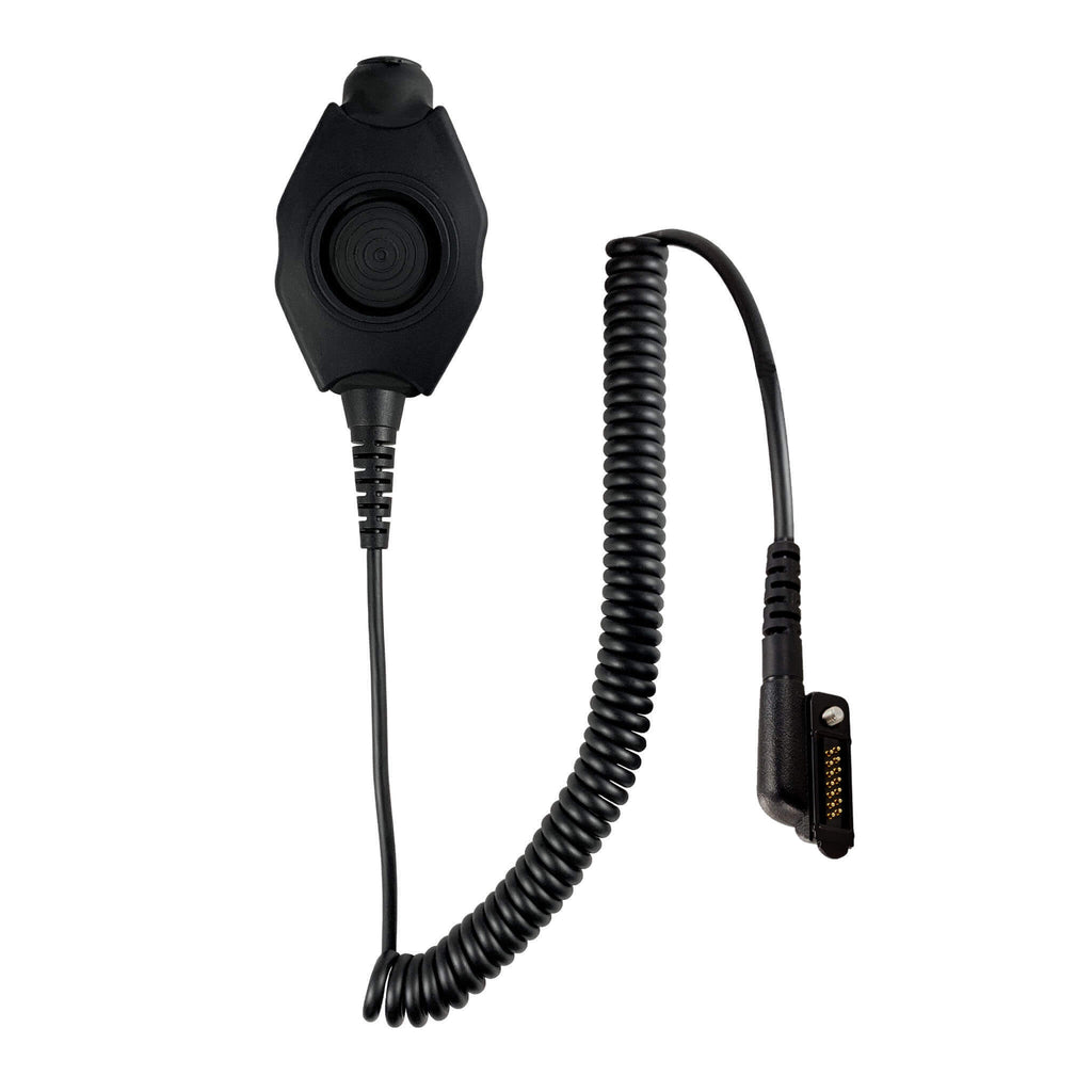 Tactical Radio Adapter/PTT for Headset: NATO/Military Wiring, Gentex, Ops-Core, OTTO, Savox, Sordin, Select Peltor Models, Helicopter - TMPTTD20-N: Tactical/Military Grade Push To Talk(PTT) Adapter For Icom IC-SAT100, IC-F52D, IC-F62D, IC-M85, IC-M85E, IC-F3261, IC-F3360, IC-F3400DT/DS/D, IC-F4261, IC-F4360, IC-F4400DT/DS/D, IC-F5400D/DS, IC-F6400D/DS, IC-F7010, IC-F7020, IC-F7040, IC-F9011, IC-F9021.