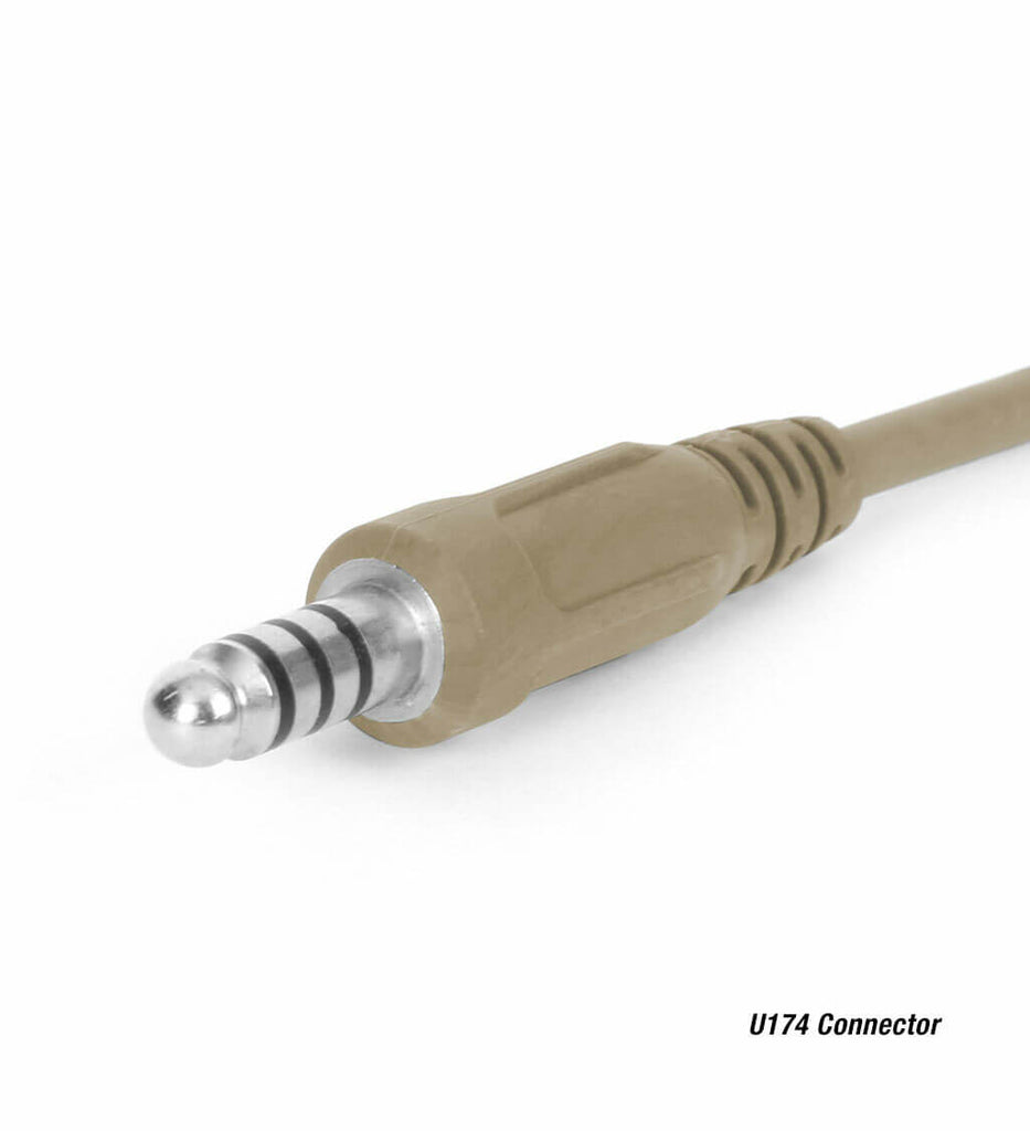 1001503-00-0021 1001503-01-0021 Ops-Core Tactical/Military Grade Push To Talk(PTT) Adapter For Harris(L3Harris) Falcon III/Thales: AN/PRC-113, AN/PRC-119, AN/PRC-150, AN/PRC-152, AN/PRC-154, AN/PRC-117, AN/PRC-119, Thales MBITR AN/PRC-148 & other PRC ASIP SINCGARS Radios w/ U-229(5 Pin) & U-329( Comm Gear Supply CGS