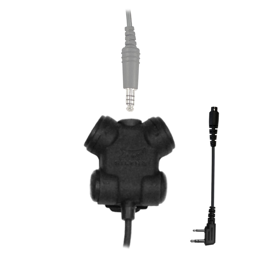 FL4040 silynx u-94 ptt replacement ptt for tactical headset, peltor, tci, tea, msa PT0020-B-03 / PT0020-D-03 Tactical/Military Grade Push To Talk(PTT) Adapter For All Kenwood TK & NEXEDGE (NX) 2-Pin, Baofeng, BTECH, Rugged Radios, Diga-Talk, TYT, AnyTone, Relm/BK Radio, Quansheng, Wouxon quick disconnect hirose quick release quick detach Comm Gear Supply CGS