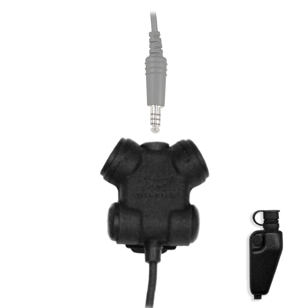 FL4040 silynx u-94 ptt tactical headset, peltor, tci, tea, msa PT0020-B-03 / PT0020-D-03 Tactical/Military Grade Push To Talk(PTT) Adapter For Kenwood NX-200, NX-210, NX-300, NX410, NX-411, NX-3200, NX3300, NX-5200, NX-5300, NX-5400, TK-190, TK-2140, TK-2180, TK-280, TK-290, TK-3140, TK-3148, TK-3180, TK-380, TK-385, TK-390, TK-480, TK-481, TK-5210, TK-5220, TK-5310, TK-5320, TK-5400 quick disconnect hirose quick release Comm Gear Supply CGS