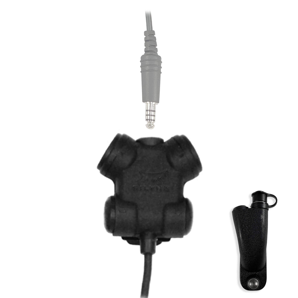 FL4040 silynx u-94 ptt replacement ptt for tactical headset, peltor, tci, tea, msa PT0020-B-03 / PT0020-D-03 Tactical/Military Grade Push To Talk(PTT) Adapter For Motorola APX900, APX1000, APX2000, APX3000, APX4000, APX5000 APX6000/LI/XE APX7000/L/XE APX8000 SRX2200 XPR6100 XPR6300 XPR6350 XPR6380 XPR6500 XPR6550 PR6580 XPR7350/e XPR7380/e XPR7550/e XPR7580/e DP3400 DP3401 DP3600 DP3601 & More quick disconnect hirose quick release quick detach DP4400e 