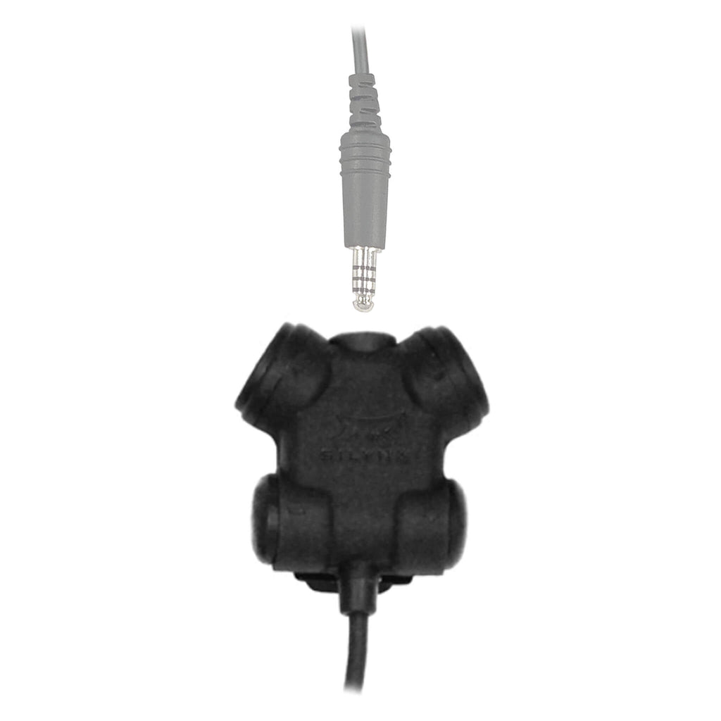 FL4040 silynx u-94 ptt tactical headset, peltor, tci, tea, msa PT0020-B-03 / PT0020-D-03 Tactical/Military Grade Push To Talk(PTT) Adapter quick disconnect hirose quick release