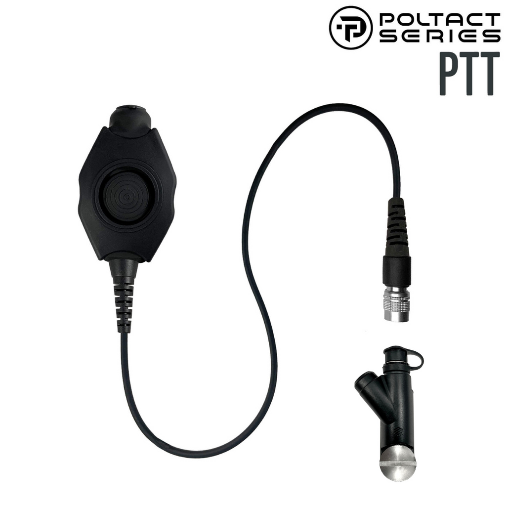 Tactical Radio Adapter/PTT for Headset(Hirose Adapter System): NATO/Military Wiring, Gentex, Ops-Core, OTTO, Select Peltor Models, Savox, Sordin, Helicopter - Quick Disconnect Harris(L3Harris): XG-100, XG-100P, XL-185, XL-185P, XL-185Pi, XL-200, XL-150/P, XL-95/P, XL-200P, XL-200Pi Comm Gear Supply CGS