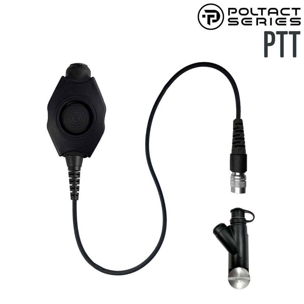 Tactical Radio Adapter/PTT for Headset(Hirose Adapter System): NATO/Military Wiring, Gentex, Ops-Core, OTTO, Select Peltor Models, Savox, Sordin, Helicopter - Quick Disconnect Harris(L3Harris): XG-100, XG-100P, XL-185, XL-185P, XL-185Pi, XL-200, XL-150/P, XL-95/P, XL-200P, XL-200Pi