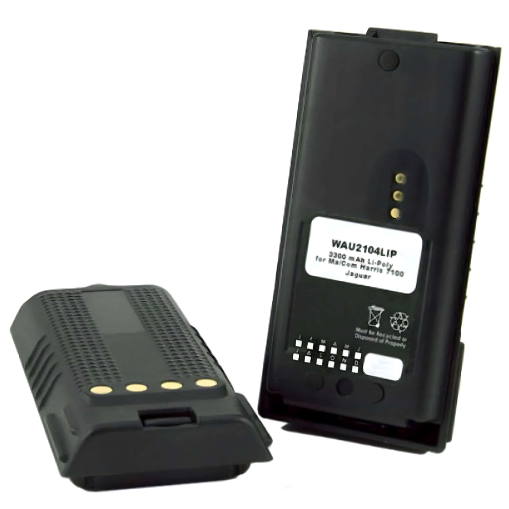 WAU2104LIP m/a comm harris radio battery Harris(L3Harris) Radio/Walkie Jaguar 700P, 700Pi, 710P, SPD2000, P5100, P5130, P5150, P5200, P7100, P7130, P7150, P7170, P7200, P7230, P7250, P7270, XG100/P Unity Comm Gear Supply CGS