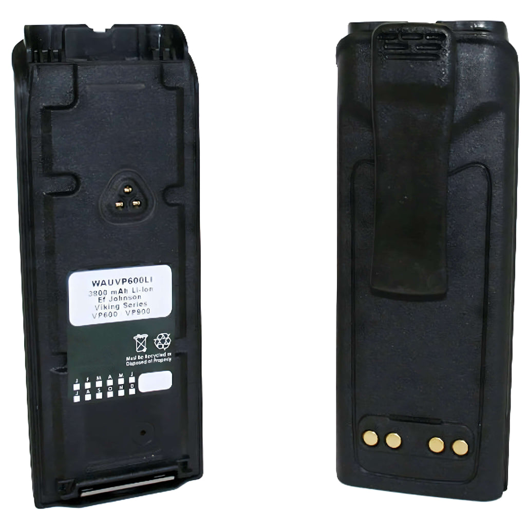 WAUVP600LI: High Quality Law Enforcement//Tactical Replacement Battery for EF Johnson Radio/Walkie Viking VP400, VP600, VP900 Comm Gear Supply CGS