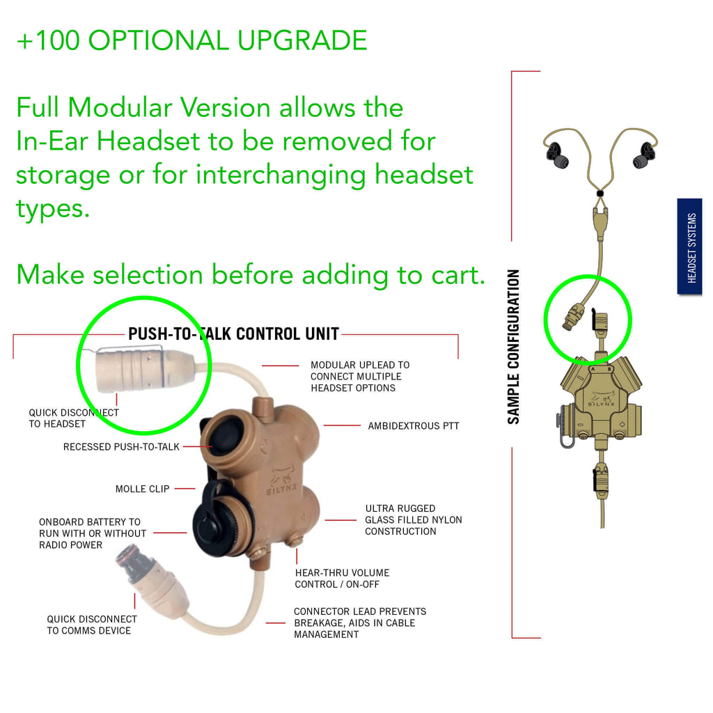 SCXPRQH-D/B-AF: Clarus XPR Tactical In-Ear Comms System w/ Quick Disconnect 6 Pin Hirose Connector Clarus XPR Tactical In-Ear Comms System CXPRFH+CA0117-10 For Motorola APX900, APX1000, APX2000, APX3000, APX4000, APX5000 APX6000/LI/XE APX7000/L/XE APX8000 SRX2200 XPR6100 XPR6300 XPR6350 XPR6380 XPR6500 XPR6550 PR6580 XPR7350/e XPR7380/e XPR7550/e XPR7580/e DP3400 DP3401 DP3600 DP3601 Comm Gear Supply CGS