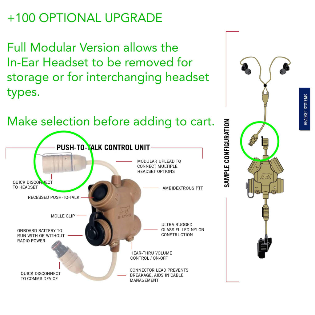 Clarus XPR Tactical In-Ear Comms System CXPRFH+CA0219-0﻿: For Vertex Standard VX-820, VX-821, VX-824, VX-829, VX-871, VX-874, VX-879, VX-920, VX-921, VX-924, VX-929, VX-949, VX-971, VX-974, VX-979, VXD-720, All Vertex P25 Radios  Comm Gear Supply CGS