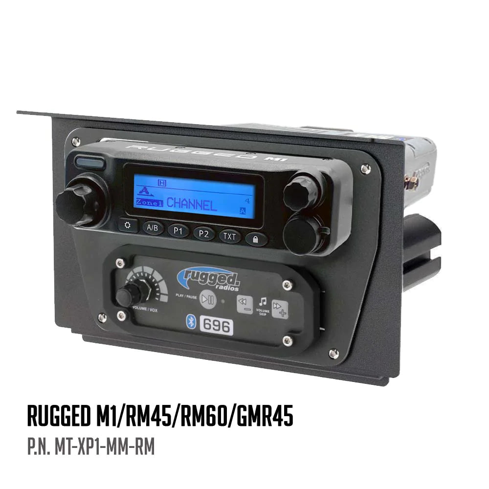 Comm Gear Supply CGS MT-XP1-MM-RM Rugged Radios - RM-60 Radio & Intercom Mount for Polaris RZR XP1000, 2015-Up RZR 800/900 & RZR Turbo S