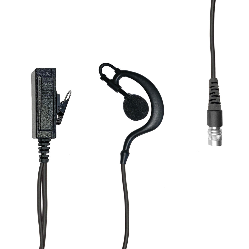 ear hook lapel mic earpiece ep-305 falcon quick release easy connect Comm Gear Supply CGS LT-EH-SR