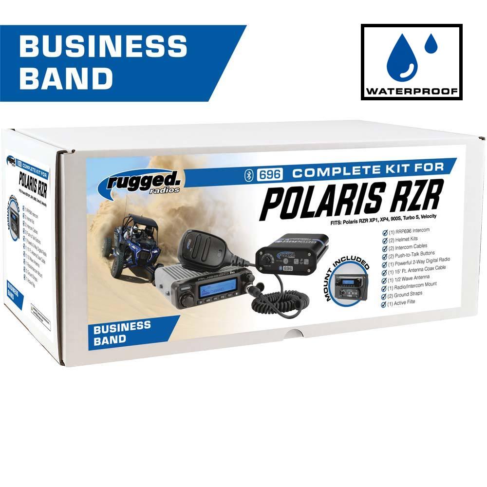 P/N: XP1-696-M1-HK: Rugged Radios - Complete Helmet UTV Kit for Polaris RZR, XP1, XP4, XPS, XP 1000, Turbo S, 1000S, 900S, and Trail 1000 Comm Gear Supply CGS XP1-KIT-M1